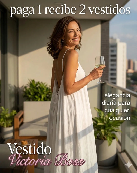VESTIDO VICTORIA BOSS NVO 2X1